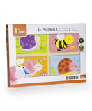 Viga 4-Puzzle-In -1 - Insect