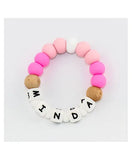 Desert Chomps Personalized Teether Lasso - Desert Rose