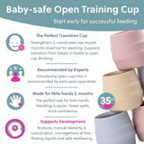 Bibado Sippit Silicone Open Trainer Cup Pack of 2 - Blush