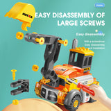 Feelo 6-In-1 Urban Engineering Vehicle Building Blocks - 141pcs