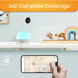 Chillaxbaby Smart 1080P Hd Baby Camera With Mood Light Sleep Trainer & Sound Soother