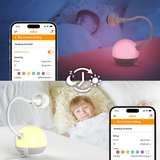 Chillax Giraffe Mood Sleep Trainer Baby Monitor With 5'' Hd Lcd Screen And 360° 1080P Camera