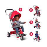 Radio Flyer 4-In-1 Stroll N Trike - Red