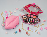 Shush! Lip Shape Makeup Handbag - Laadlee