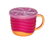 Nip 2-in-1 Snackbox & Drink Leakproof Cup 250ml - Pink