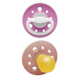 Nip Cherry Orthodontic Latex 6M+ Baby Pacifier - Peach & Pink (Pack of 2)