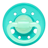 Nip Cherry Night Orthodontic Latex 0M-6M Baby Pacifier - Rose & Green (Pack of 2)
