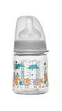 Nip Wide-Neck Baby Feeding Bottle 120ml - Grey Sheep