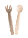 Nip Bio Based Plastic Cutlery Spoon & Fork Set - Grey