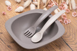 Nip Bio Based Plastic Cutlery Spoon & Fork Set - Pink