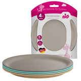 Nip Plate Set 4pc - Pastel Color