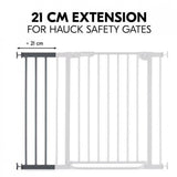 Hauck Safety Gate Extension 21cm - Dark Grey