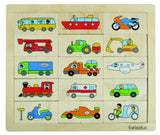 Beleduc Wooden Match & Mix Puzzle 30pcs - Transport