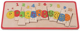 Beleduc Matching Number Puzzle - Caterpillar