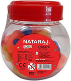 Nataraj Petals Eraser Assorted 25Pcs Mini Jar