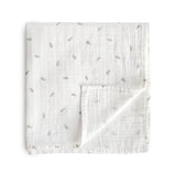 Mushie Swaddle - Leaves - Laadlee