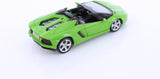 MSZ Lamborghini Aventador Roadster Car 1:32 Die-Cast Replica - Green - Laadlee