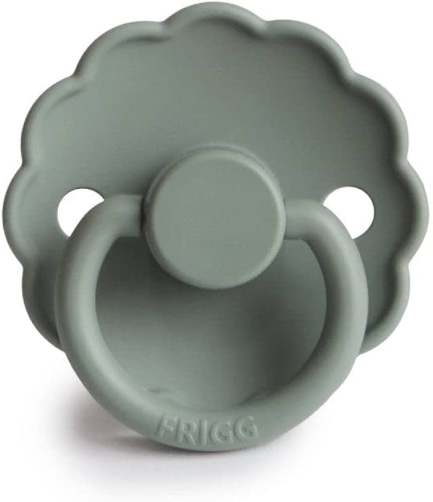 Frigg Daisy Silicone Baby Pacifier 6M-18M, 1Pack, Lily Pad - Size 2 - Laadlee