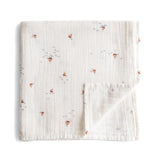 Mushie Swaddle - Boats - Laadlee