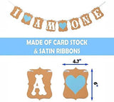 Brain Giggles First Birthday Decorations for Boy - 10 Pcs