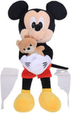 Disney Plush Mickey Hugs & Love Small - 14Inch