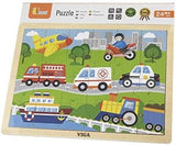 Viga 24 Pcs Puzzle - Vehicles