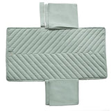Mushie Portable Changing Pad Roman Green - Laadlee