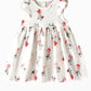 Jelliene All Over Print Knit Dress - White Fairy - Laadlee