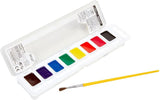 Crayola Washable Watercolor Pans with Plastic Handled Brush - Pack of 8 - Laadlee