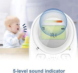 VTech - Digital Audio Monitor with Night Light and Projector - White