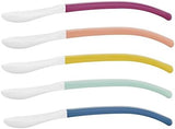 Babymoov White Head Silicone Spoons 2nd Age - Pack of 5