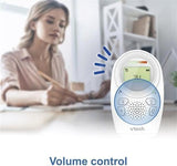 VTech - Digital Audio Monitor with Night Light and Projector - White