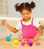 Zoo Troop Flamingo Tea Gift Set With Accessories (Gift Box) - Laadlee