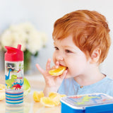 Stephen Joseph Dino Sip and Snack Bottle 350ml