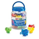 Learning Resources Snap 'N' Learn Counting Elephants (Set Of 10)