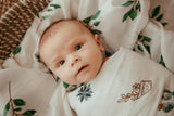 Anvi Baby Set Swaddle - Green Planet