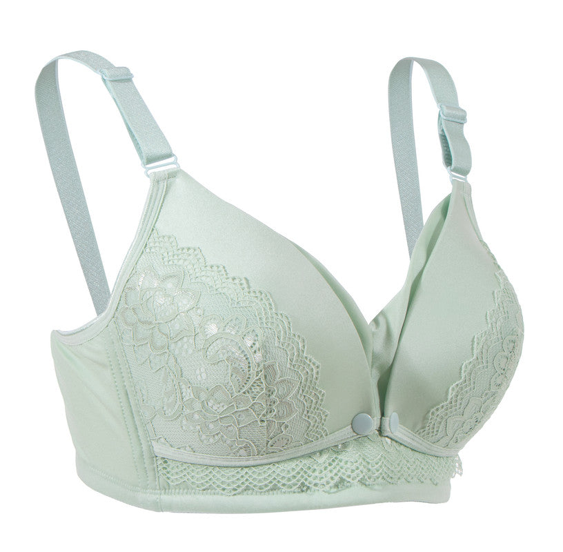 Okus Full Cup Maternity & Nursing Bra - Green - Laadlee