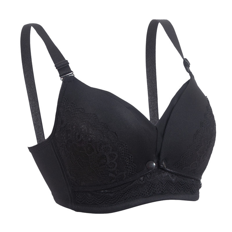 Okus Full Cup Maternity & Nursing Bra - Black - Laadlee