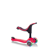Globber Go Up Sporty Lights Scooter - New Red