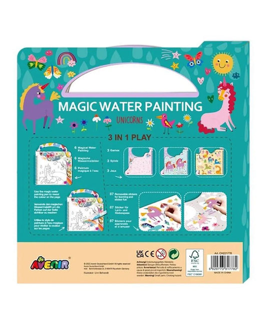 Avenir Magic Water Painting - Unicorns - Laadlee
