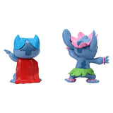 Disney Stitch Figure 2Pks Hula + Superhero - Laadlee