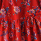 Jelliene All Over Printed Dress - Red - Laadlee