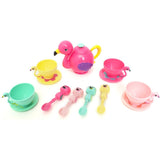 Zoo Troop Flamingo Tea Gift Set With Accessories (Gift Box) - Laadlee