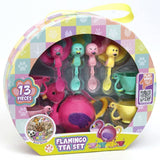 Zoo Troop Flamingo Tea Gift Set With Accessories (Gift Box) - Laadlee
