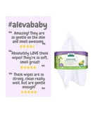 Aleva Naturals Bamboo Baby Wipes - Travel Size - 30ct - Laadlee