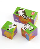 Viga 6-Side Cube Puzzle - Wild Animal