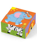Viga 6-Side Cube Puzzle - Wild Animal