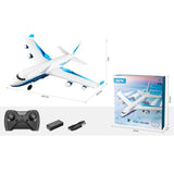 Stem Foam 2-Channel Remote Control Glider Airliner - White