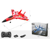 Stem Foam Glider Remote Control Fighter Jet 1Pc (Color May Vary)