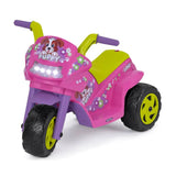 Peg Perego Mini Puppy Ride-On Motorbike - Pink And Green